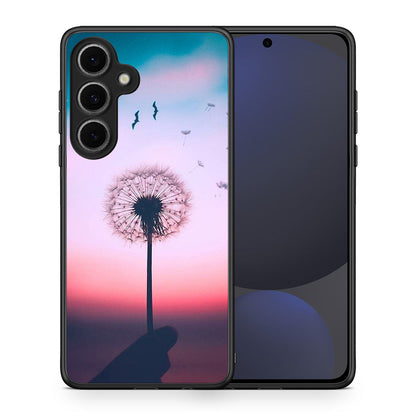 Θήκη Samsung Galaxy S24 FE Wish Boho από τη Smartfits με σχέδιο στο πίσω μέρος και μαύρο περίβλημα | Samsung Galaxy S24 FE Wish Boho case with colorful back and black bezels