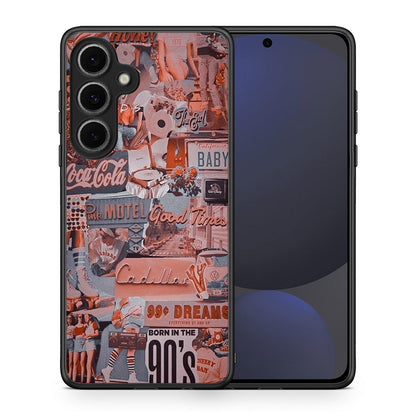 Θήκη Samsung Galaxy S24 FE Born In 90s από τη Smartfits με σχέδιο στο πίσω μέρος και μαύρο περίβλημα | Samsung Galaxy S24 FE Born In 90s case with colorful back and black bezels