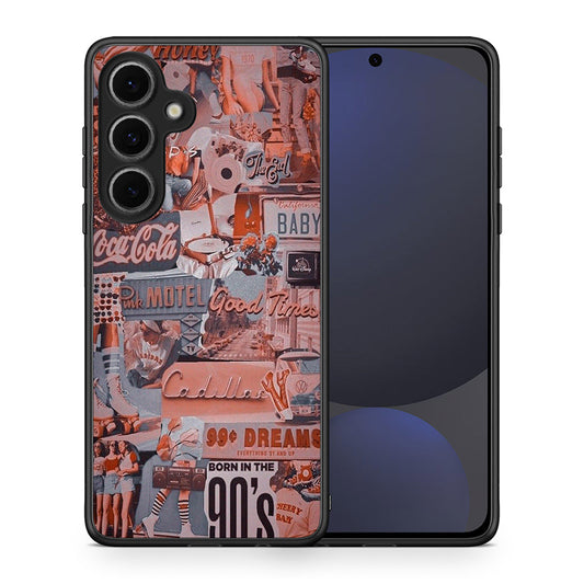 Θήκη Samsung Galaxy S24 FE Born In 90s από τη Smartfits με σχέδιο στο πίσω μέρος και μαύρο περίβλημα | Samsung Galaxy S24 FE Born In 90s case with colorful back and black bezels