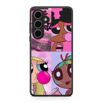 Samsung Galaxy S24 FE Bubble Girls Θήκη Αγίου Βαλεντίνου από τη Smartfits με σχέδιο στο πίσω μέρος και μαύρο περίβλημα | Smartphone case with colorful back and black bezels by Smartfits