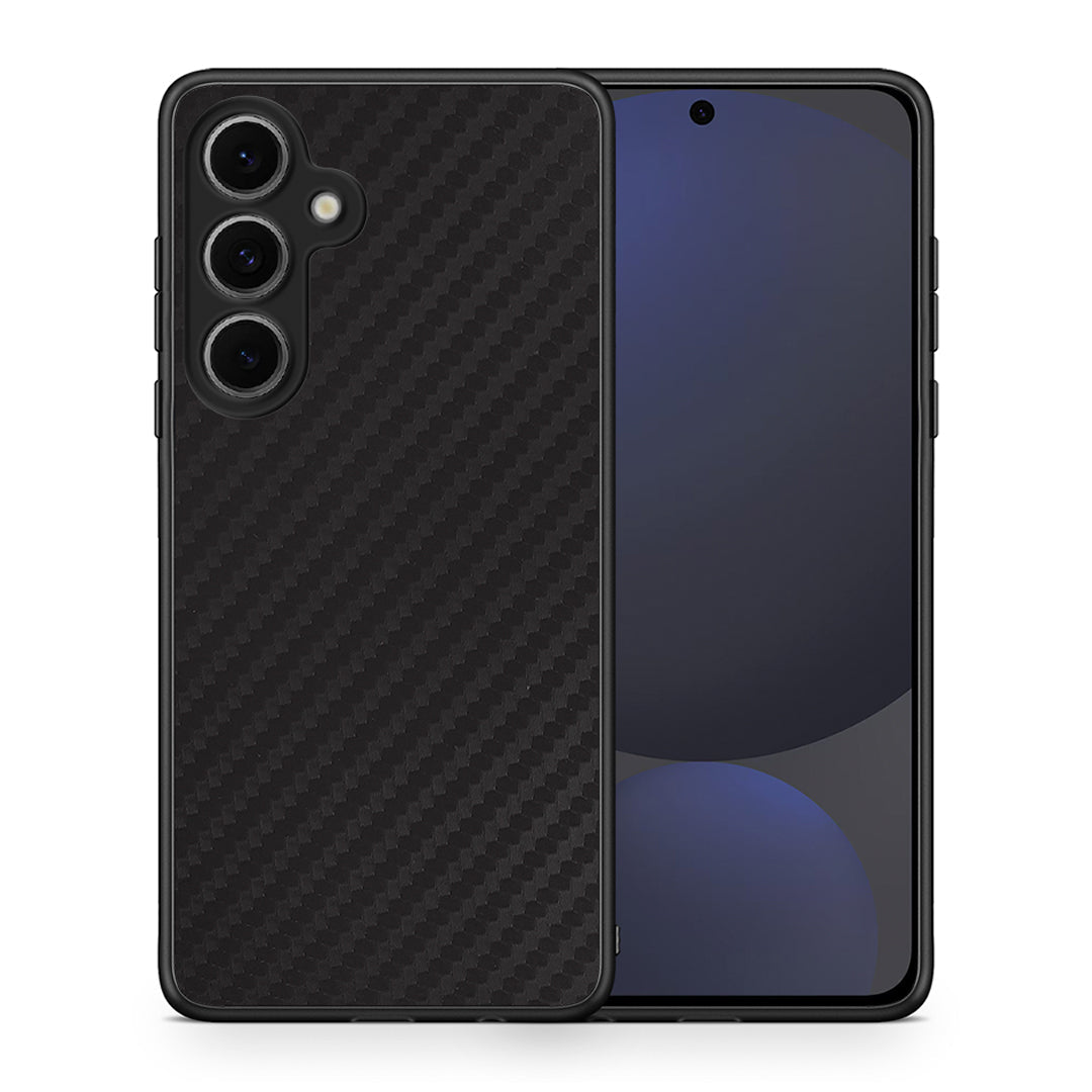 Θήκη Samsung Galaxy S24 FE Carbon Black από τη Smartfits με σχέδιο στο πίσω μέρος και μαύρο περίβλημα | Samsung Galaxy S24 FE Carbon Black case with colorful back and black bezels