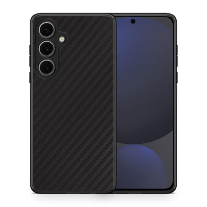 Θήκη Samsung Galaxy S24 FE Carbon Black από τη Smartfits με σχέδιο στο πίσω μέρος και μαύρο περίβλημα | Samsung Galaxy S24 FE Carbon Black case with colorful back and black bezels