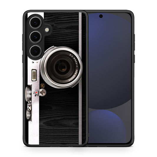 Θήκη Samsung Galaxy S24 FE Emily In Paris από τη Smartfits με σχέδιο στο πίσω μέρος και μαύρο περίβλημα | Samsung Galaxy S24 FE Emily In Paris case with colorful back and black bezels