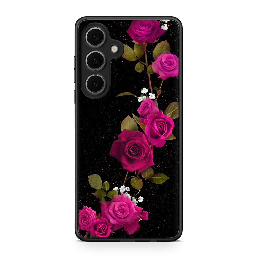 4 - Samsung Galaxy S24 FE Red Roses Flower case, cover, bumper