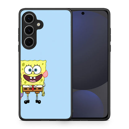 Θήκη Samsung Galaxy S24 FE Friends Bob από τη Smartfits με σχέδιο στο πίσω μέρος και μαύρο περίβλημα | Samsung Galaxy S24 FE Friends Bob case with colorful back and black bezels