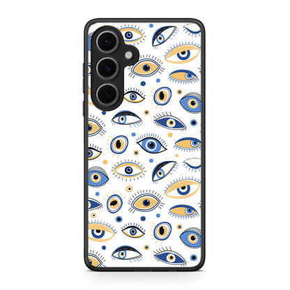 Samsung Galaxy S24 FE Ftou Ftou θήκη από τη Smartfits με σχέδιο στο πίσω μέρος και μαύρο περίβλημα | Smartphone case with colorful back and black bezels by Smartfits