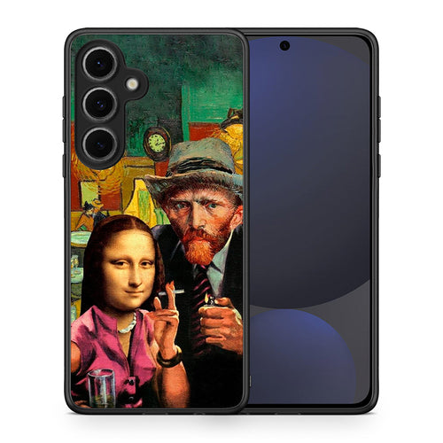 Θήκη Samsung Galaxy S24 FE Funny Art από τη Smartfits με σχέδιο στο πίσω μέρος και μαύρο περίβλημα | Samsung Galaxy S24 FE Funny Art case with colorful back and black bezels