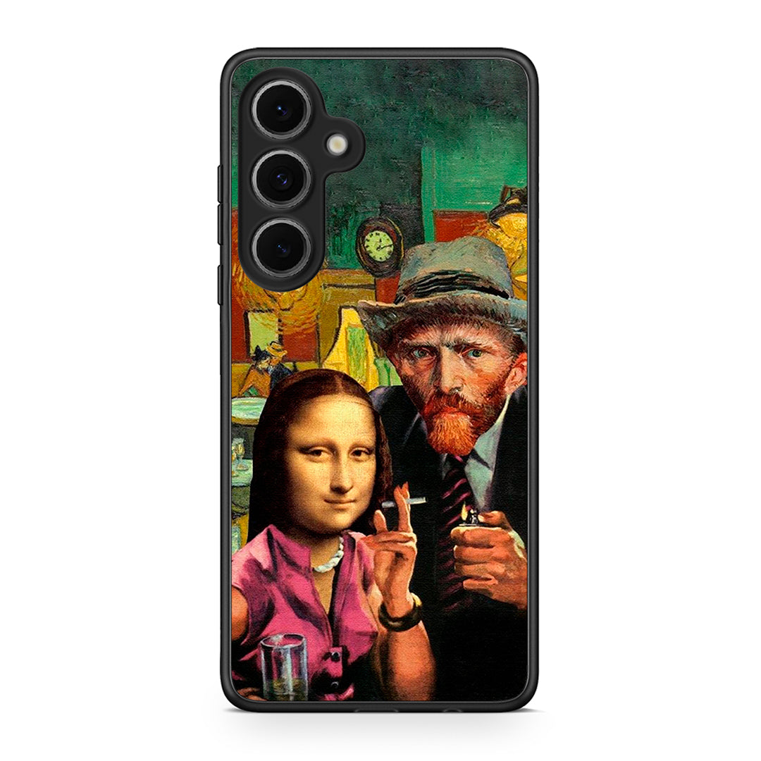 Samsung Galaxy S24 FE Funny Art θήκη από τη Smartfits με σχέδιο στο πίσω μέρος και μαύρο περίβλημα | Smartphone case with colorful back and black bezels by Smartfits