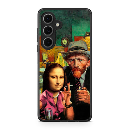 Samsung Galaxy S24 FE Funny Art θήκη από τη Smartfits με σχέδιο στο πίσω μέρος και μαύρο περίβλημα | Smartphone case with colorful back and black bezels by Smartfits