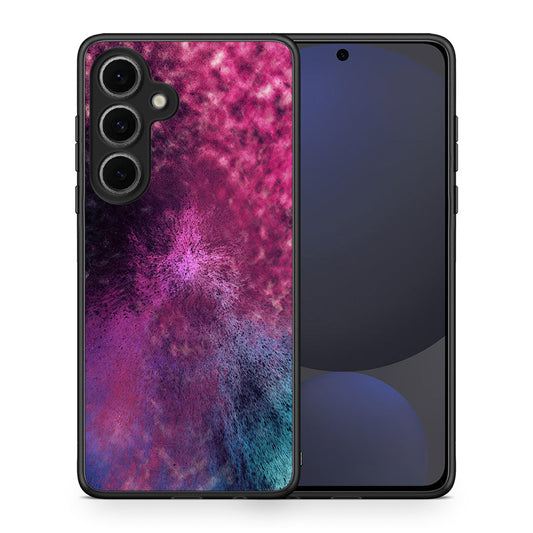 Θήκη Samsung Galaxy S24 FE Aurora Galaxy από τη Smartfits με σχέδιο στο πίσω μέρος και μαύρο περίβλημα | Samsung Galaxy S24 FE Aurora Galaxy case with colorful back and black bezels