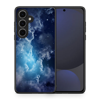 Θήκη Samsung Galaxy S24 FE Blue Sky Galaxy από τη Smartfits με σχέδιο στο πίσω μέρος και μαύρο περίβλημα | Samsung Galaxy S24 FE Blue Sky Galaxy case with colorful back and black bezels