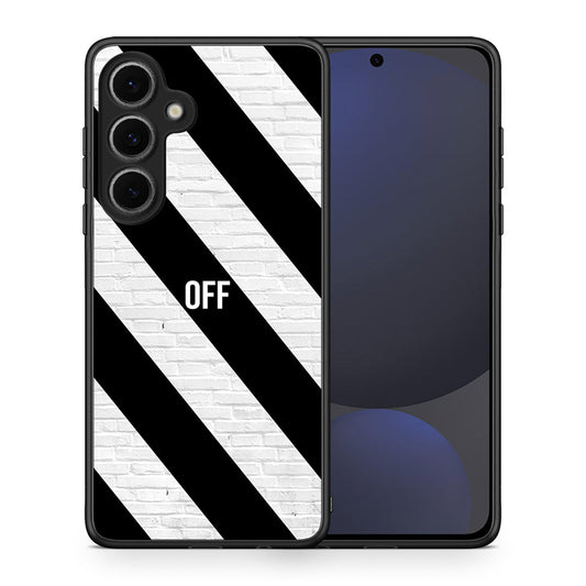 Θήκη Samsung Galaxy S24 FE Get Off από τη Smartfits με σχέδιο στο πίσω μέρος και μαύρο περίβλημα | Samsung Galaxy S24 FE Get Off case with colorful back and black bezels