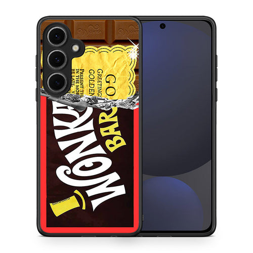 Θήκη Samsung Galaxy S24 FE Golden Ticket από τη Smartfits με σχέδιο στο πίσω μέρος και μαύρο περίβλημα | Samsung Galaxy S24 FE Golden Ticket case with colorful back and black bezels