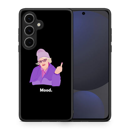 Θήκη Samsung Galaxy S24 FE Grandma Mood Black από τη Smartfits με σχέδιο στο πίσω μέρος και μαύρο περίβλημα | Samsung Galaxy S24 FE Grandma Mood Black case with colorful back and black bezels