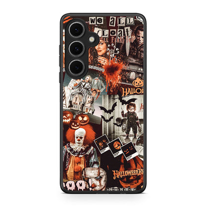 Samsung Galaxy S24 FE Halloween Spooky Season Θήκη από τη Smartfits με σχέδιο στο πίσω μέρος και μαύρο περίβλημα | Smartphone case with colorful back and black bezels by Smartfits