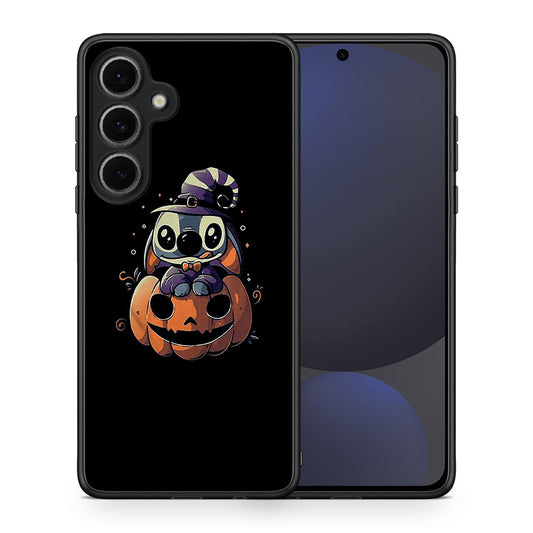 Θήκη Samsung Galaxy S24 FE Halloween Stitch από τη Smartfits με σχέδιο στο πίσω μέρος και μαύρο περίβλημα | Samsung Galaxy S24 FE Halloween Stitch case with colorful back and black bezels