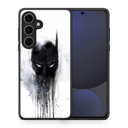 Θήκη Samsung Galaxy S24 FE Paint Bat Hero από τη Smartfits με σχέδιο στο πίσω μέρος και μαύρο περίβλημα | Samsung Galaxy S24 FE Paint Bat Hero case with colorful back and black bezels