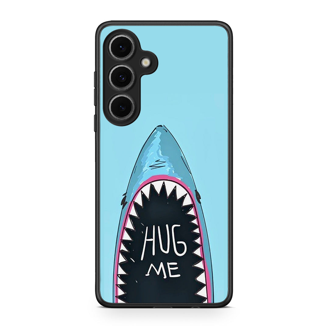 Samsung Galaxy S24 FE Hug Me θήκη από τη Smartfits με σχέδιο στο πίσω μέρος και μαύρο περίβλημα | Smartphone case with colorful back and black bezels by Smartfits