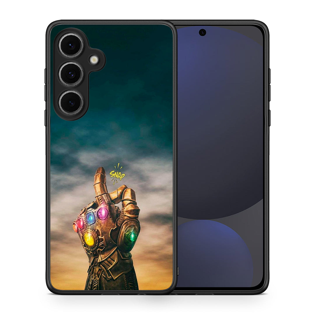 Θήκη Samsung Galaxy S24 FE Infinity Snap από τη Smartfits με σχέδιο στο πίσω μέρος και μαύρο περίβλημα | Samsung Galaxy S24 FE Infinity Snap case with colorful back and black bezels