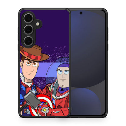 Θήκη Samsung Galaxy S24 FE Infinity Story από τη Smartfits με σχέδιο στο πίσω μέρος και μαύρο περίβλημα | Samsung Galaxy S24 FE Infinity Story case with colorful back and black bezels