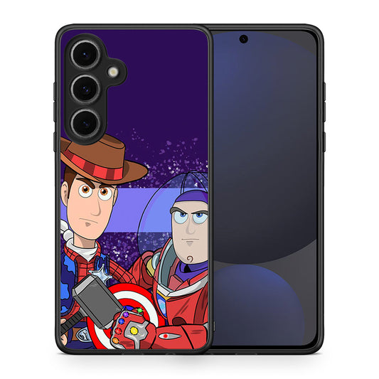 Θήκη Samsung Galaxy S24 FE Infinity Story από τη Smartfits με σχέδιο στο πίσω μέρος και μαύρο περίβλημα | Samsung Galaxy S24 FE Infinity Story case with colorful back and black bezels