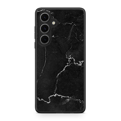 Samsung Galaxy S24 FE Marble Black θήκη από τη Smartfits με σχέδιο στο πίσω μέρος και μαύρο περίβλημα | Smartphone case with colorful back and black bezels by Smartfits