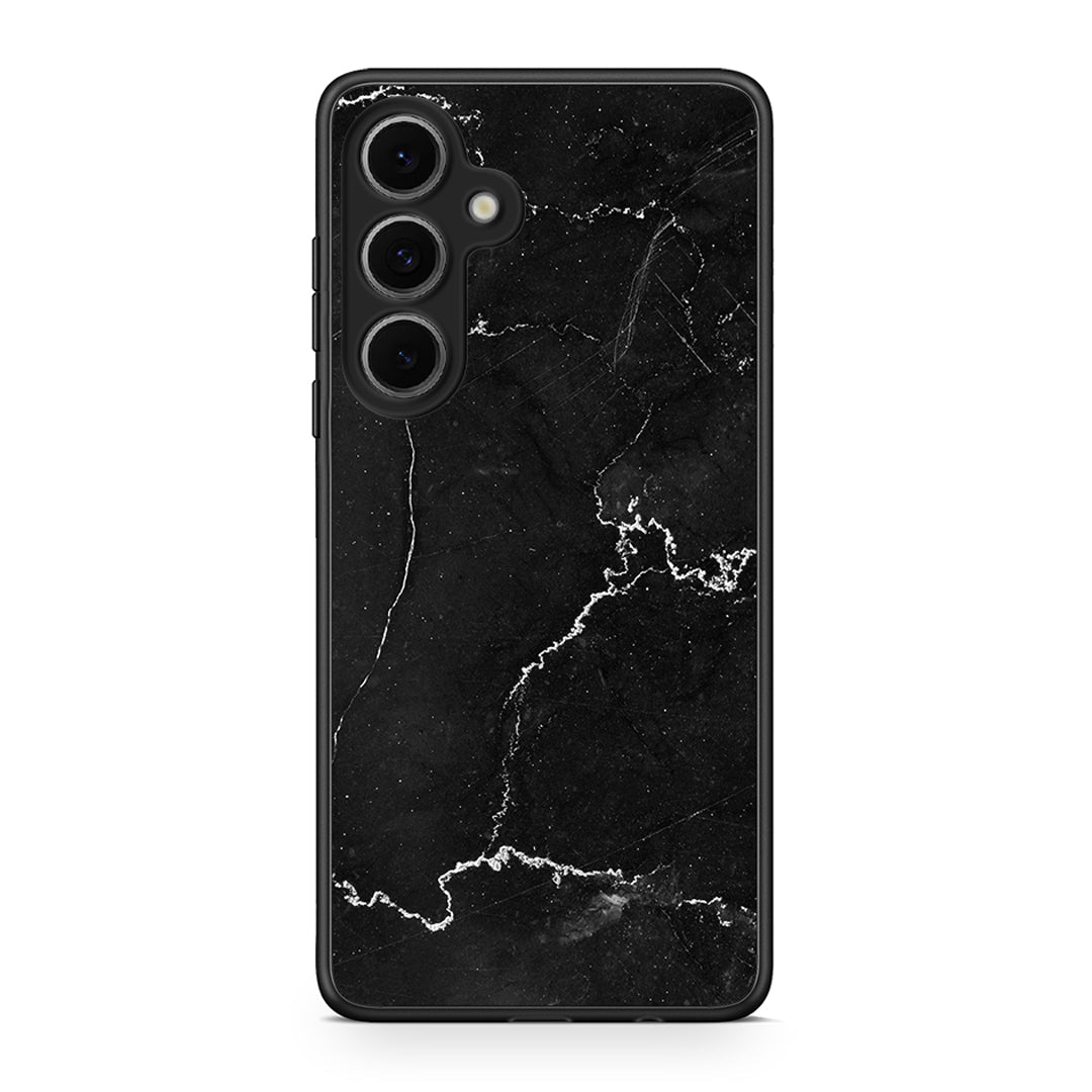 Samsung Galaxy S24 FE Marble Black θήκη από τη Smartfits με σχέδιο στο πίσω μέρος και μαύρο περίβλημα | Smartphone case with colorful back and black bezels by Smartfits