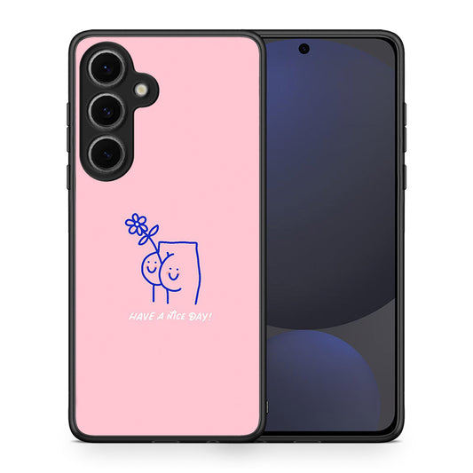 Θήκη Samsung Galaxy S24 FE Nice Day από τη Smartfits με σχέδιο στο πίσω μέρος και μαύρο περίβλημα | Samsung Galaxy S24 FE Nice Day case with colorful back and black bezels
