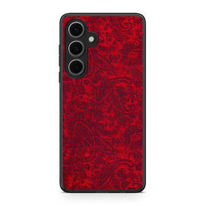 Samsung Galaxy S24 FE Paisley Cashmere θήκη από τη Smartfits με σχέδιο στο πίσω μέρος και μαύρο περίβλημα | Smartphone case with colorful back and black bezels by Smartfits