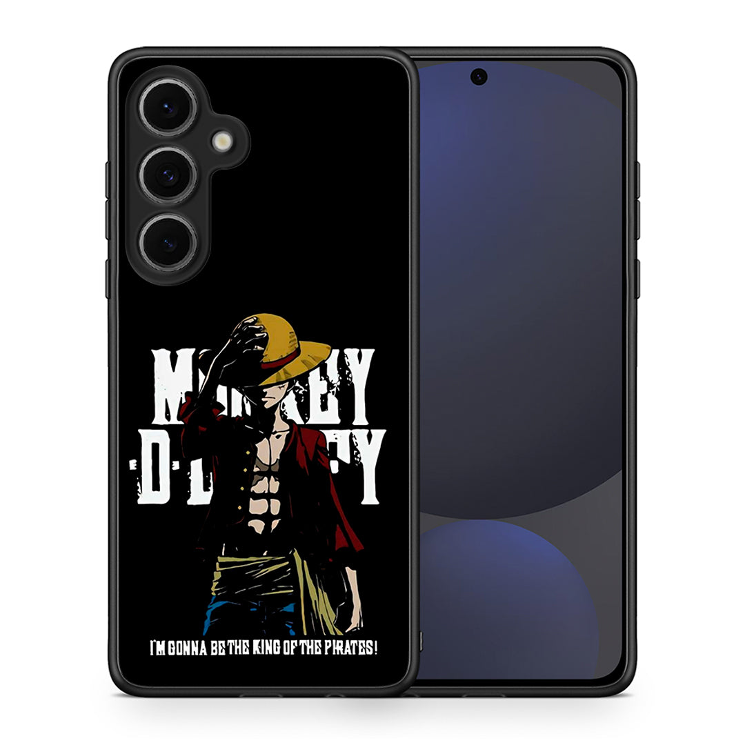 Θήκη Samsung Galaxy S24 FE Pirate King από τη Smartfits με σχέδιο στο πίσω μέρος και μαύρο περίβλημα | Samsung Galaxy S24 FE Pirate King case with colorful back and black bezels