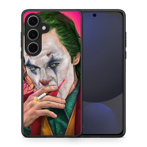 Θήκη Samsung Galaxy S24 FE JokesOnU PopArt από τη Smartfits με σχέδιο στο πίσω μέρος και μαύρο περίβλημα | Samsung Galaxy S24 FE JokesOnU PopArt case with colorful back and black bezels