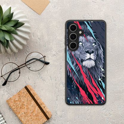 PopArt Lion Designer - Samsung Galaxy S24 FE θήκη