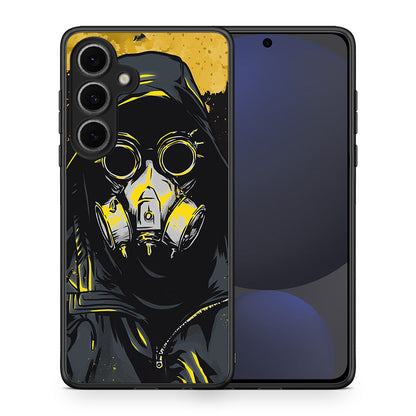 Θήκη Samsung Galaxy S24 FE Mask PopArt από τη Smartfits με σχέδιο στο πίσω μέρος και μαύρο περίβλημα | Samsung Galaxy S24 FE Mask PopArt case with colorful back and black bezels