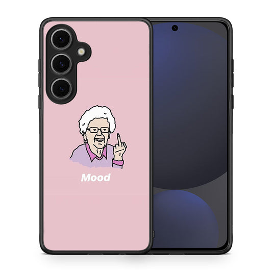 Θήκη Samsung Galaxy S24 FE Mood PopArt από τη Smartfits με σχέδιο στο πίσω μέρος και μαύρο περίβλημα | Samsung Galaxy S24 FE Mood PopArt case with colorful back and black bezels