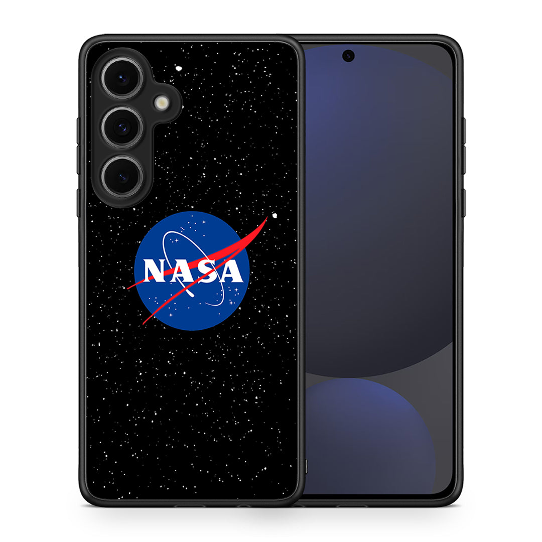 Θήκη Samsung Galaxy S24 FE NASA PopArt από τη Smartfits με σχέδιο στο πίσω μέρος και μαύρο περίβλημα | Samsung Galaxy S24 FE NASA PopArt case with colorful back and black bezels