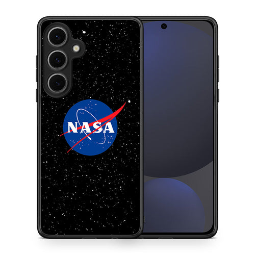 Θήκη Samsung Galaxy S24 FE NASA PopArt από τη Smartfits με σχέδιο στο πίσω μέρος και μαύρο περίβλημα | Samsung Galaxy S24 FE NASA PopArt case with colorful back and black bezels