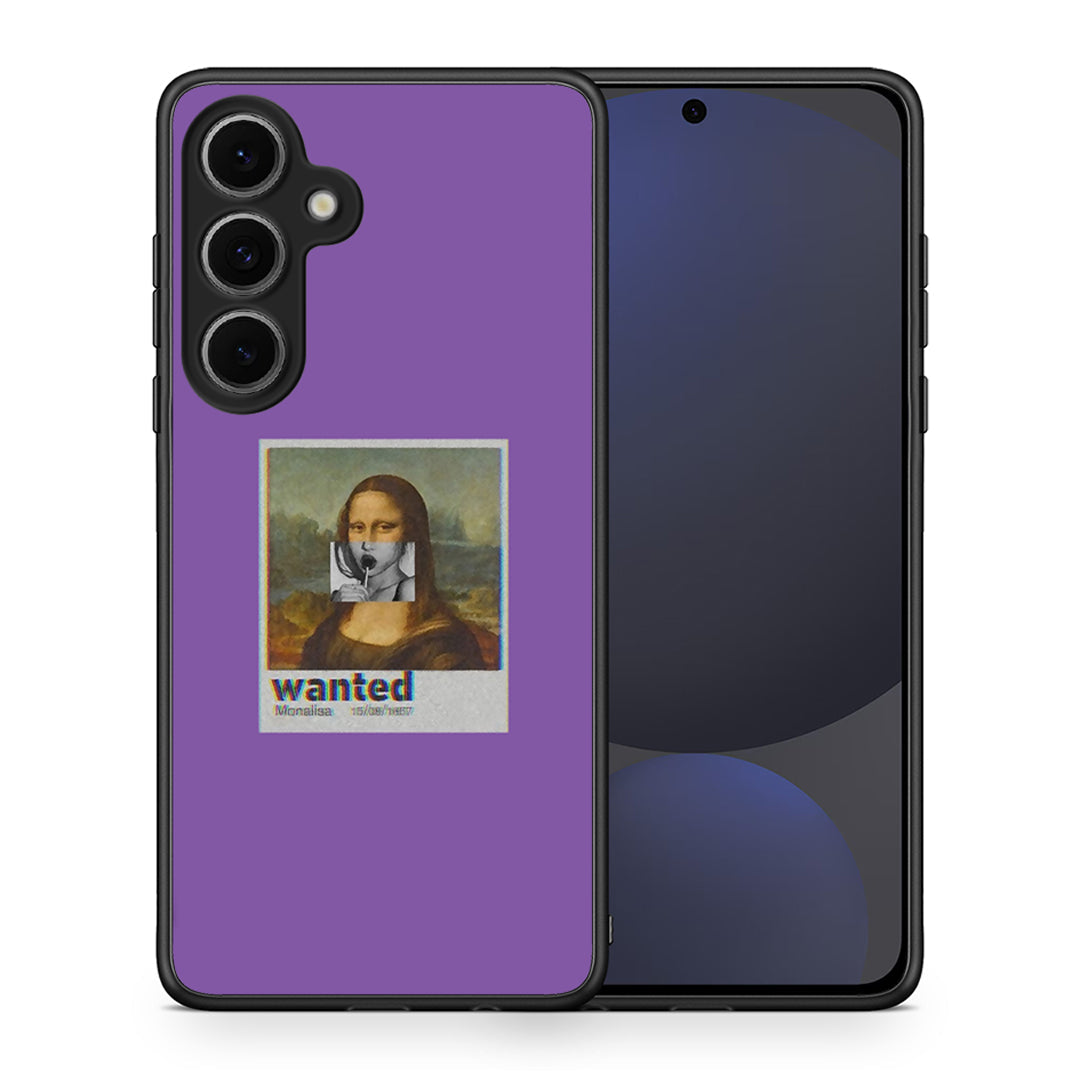 Θήκη Samsung Galaxy S24 FE Monalisa Popart από τη Smartfits με σχέδιο στο πίσω μέρος και μαύρο περίβλημα | Samsung Galaxy S24 FE Monalisa Popart case with colorful back and black bezels