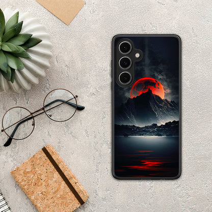 Red Full Moon - Samsung Galaxy S24 FE θήκη