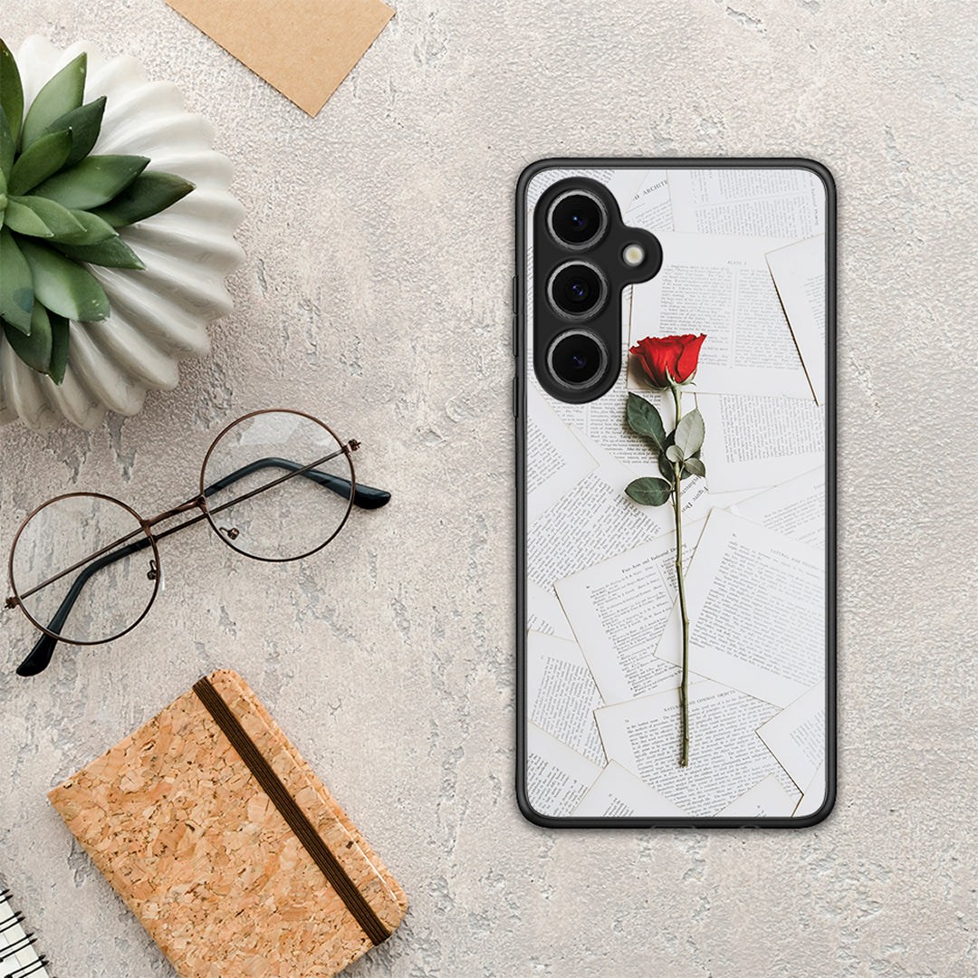 Red Rose - Samsung Galaxy S24 FE θήκη