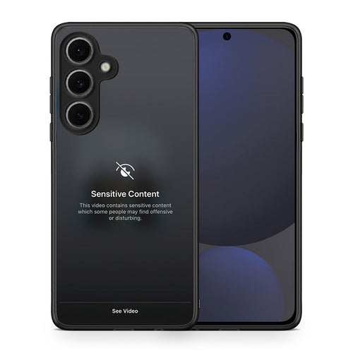 Θήκη Samsung Galaxy S24 FE Sensitive Content από τη Smartfits με σχέδιο στο πίσω μέρος και μαύρο περίβλημα | Samsung Galaxy S24 FE Sensitive Content case with colorful back and black bezels