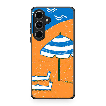 Samsung Galaxy S24 FE Summering Θήκη από τη Smartfits με σχέδιο στο πίσω μέρος και μαύρο περίβλημα | Smartphone case with colorful back and black bezels by Smartfits
