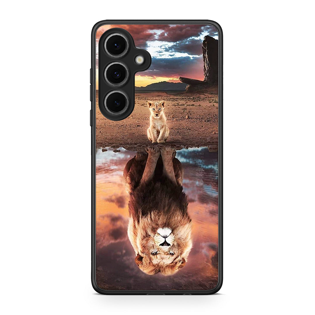 Samsung Galaxy S24 FE Sunset Dreams Θήκη Αγίου Βαλεντίνου από τη Smartfits με σχέδιο στο πίσω μέρος και μαύρο περίβλημα | Smartphone case with colorful back and black bezels by Smartfits