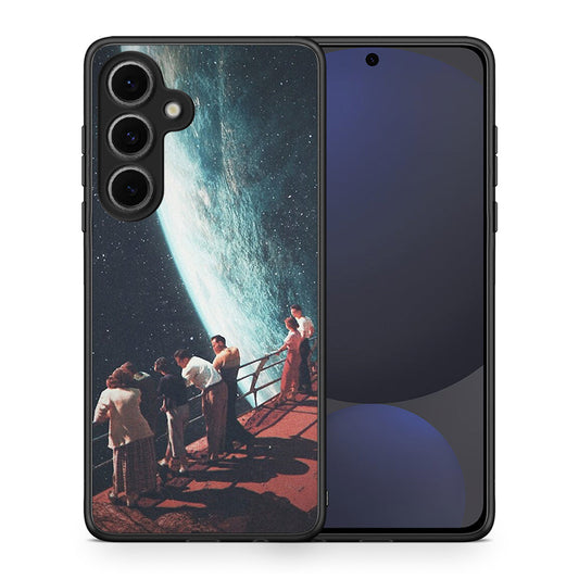 Θήκη Samsung Galaxy S24 FE Surreal View από τη Smartfits με σχέδιο στο πίσω μέρος και μαύρο περίβλημα | Samsung Galaxy S24 FE Surreal View case with colorful back and black bezels