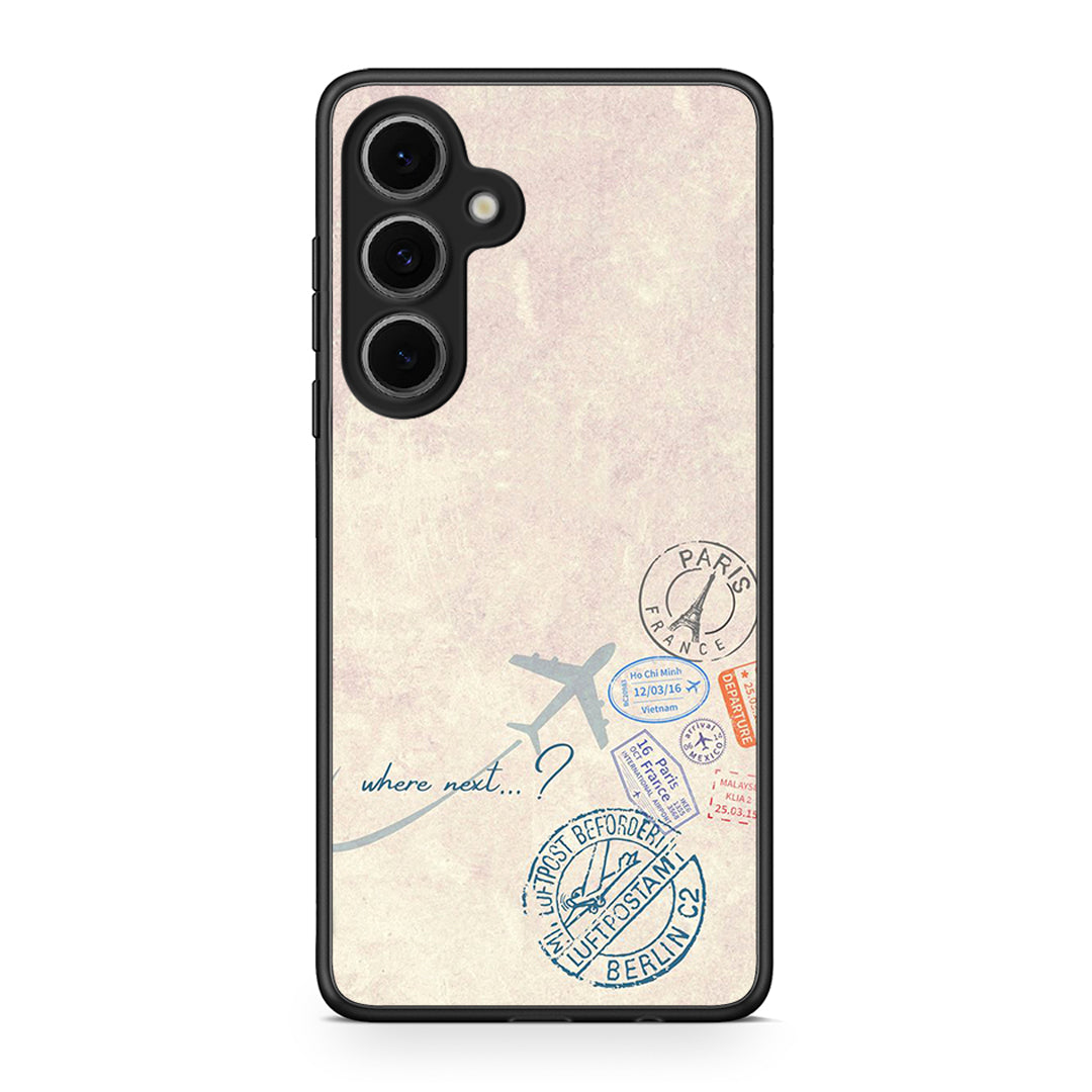 Samsung Galaxy S24 FE Where Next Θήκη από τη Smartfits με σχέδιο στο πίσω μέρος και μαύρο περίβλημα | Smartphone case with colorful back and black bezels by Smartfits