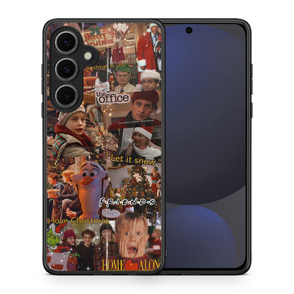 Θήκη Samsung Galaxy S24 FE Xmas Wishes από τη Smartfits με σχέδιο στο πίσω μέρος και μαύρο περίβλημα | Samsung Galaxy S24 FE Xmas Wishes case with colorful back and black bezels