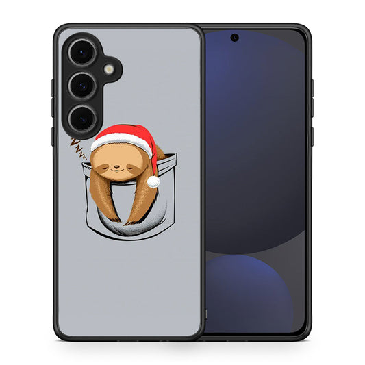 Θήκη Samsung Galaxy S24 FE Xmas Zzzz από τη Smartfits με σχέδιο στο πίσω μέρος και μαύρο περίβλημα | Samsung Galaxy S24 FE Xmas Zzzz case with colorful back and black bezels