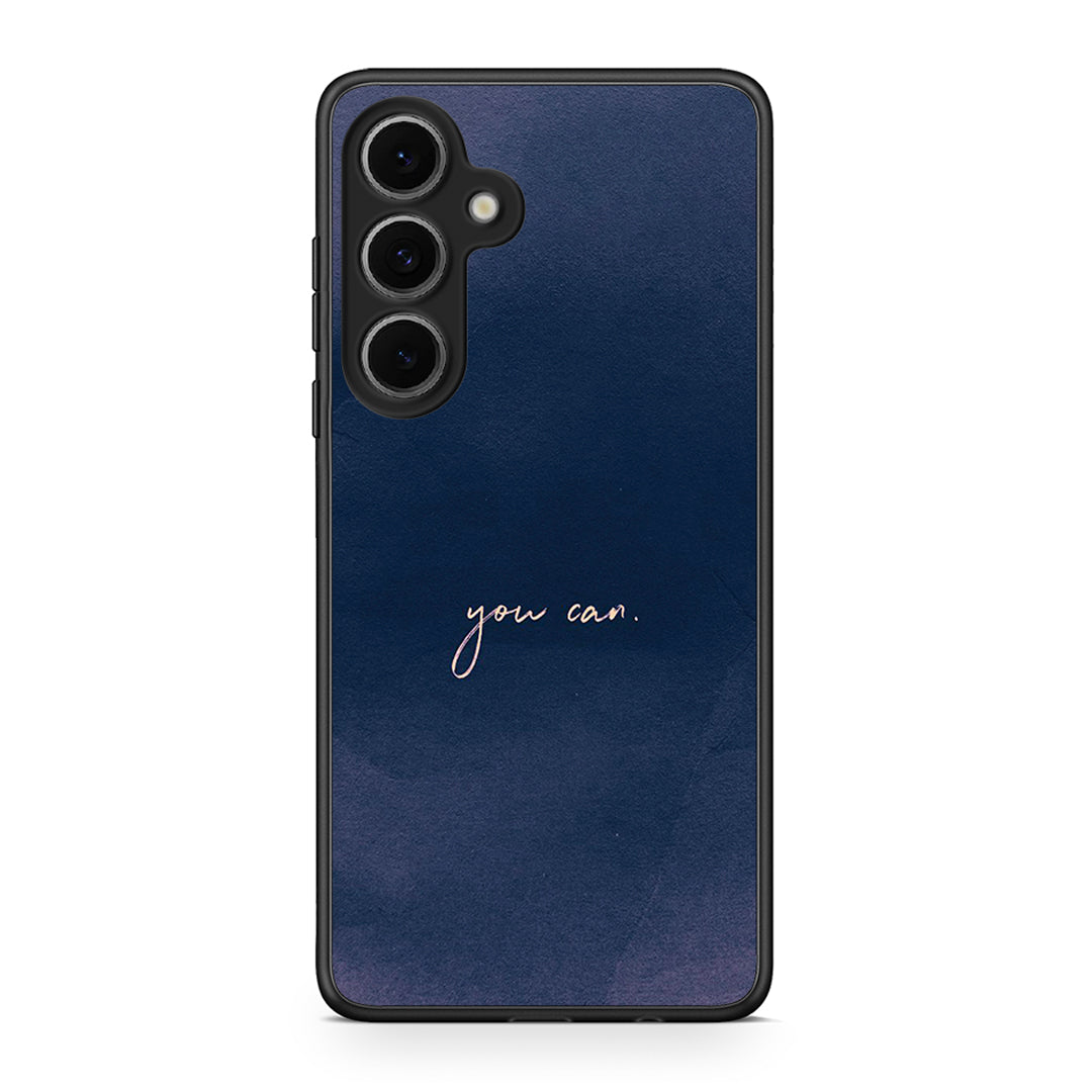 Samsung Galaxy S24 FE You Can θήκη από τη Smartfits με σχέδιο στο πίσω μέρος και μαύρο περίβλημα | Smartphone case with colorful back and black bezels by Smartfits