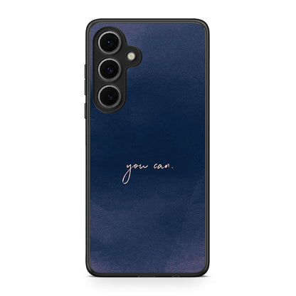 Samsung Galaxy S24 FE You Can θήκη από τη Smartfits με σχέδιο στο πίσω μέρος και μαύρο περίβλημα | Smartphone case with colorful back and black bezels by Smartfits