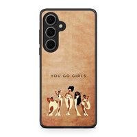Thumbnail for Samsung Galaxy S24 FE You Go Girl θήκη από τη Smartfits με σχέδιο στο πίσω μέρος και μαύρο περίβλημα | Smartphone case with colorful back and black bezels by Smartfits