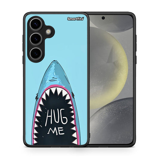Θήκη Samsung Galaxy S24 Hug Me από τη Smartfits με σχέδιο στο πίσω μέρος και μαύρο περίβλημα | Samsung Galaxy S24 Hug Me case with colorful back and black bezels